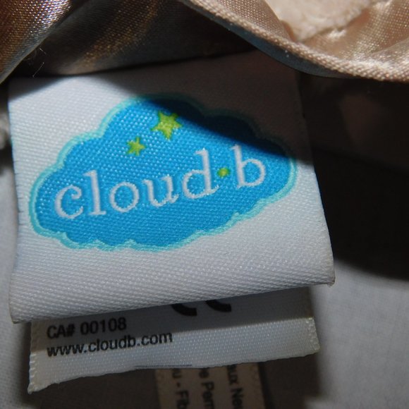 Cloud B Peakaboo Lovie Tan Brown Bunny Rabbit Security blanket Baby Lovey Nunu - Picture 5 of 6